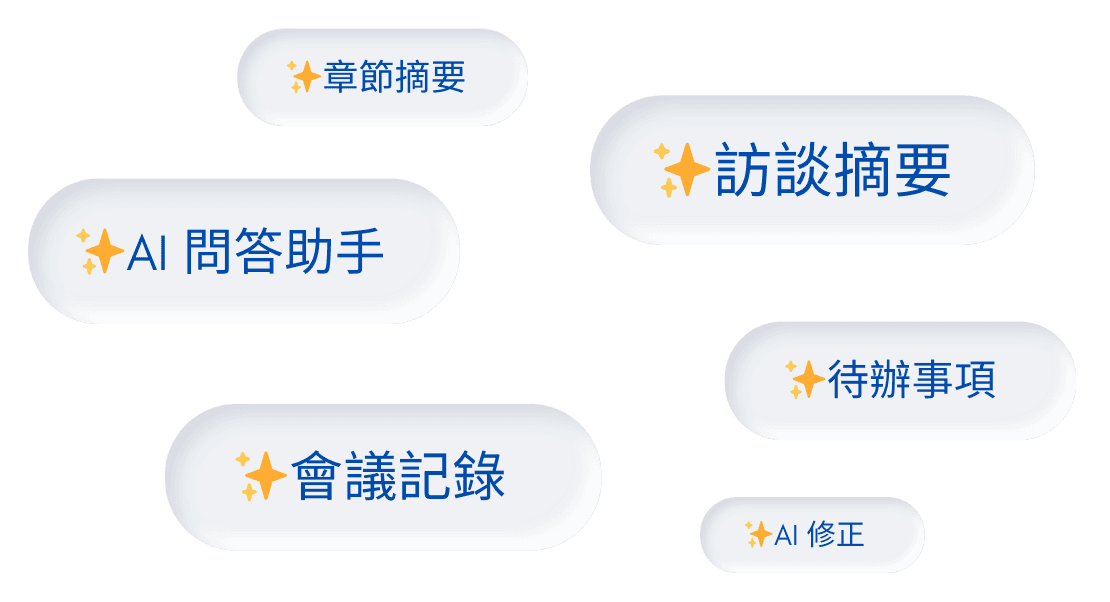 最先進 AI 為你記錄所有會議細節